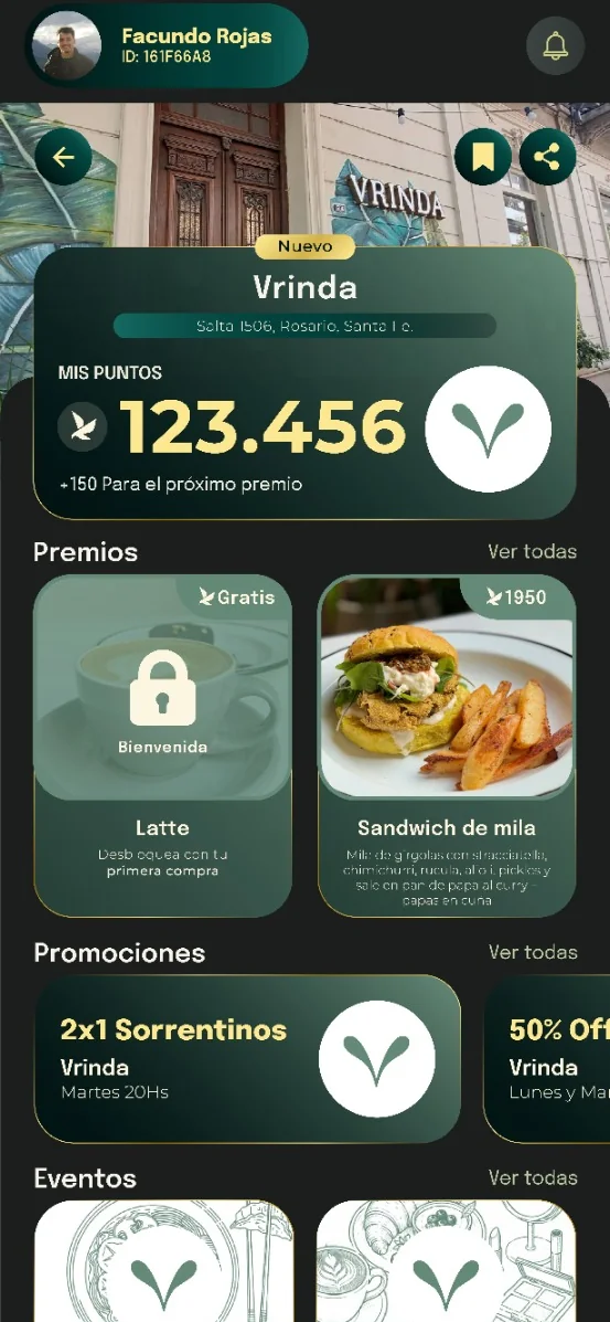 Pantalla de El beneficio llega a tiempo en la app de Korvo