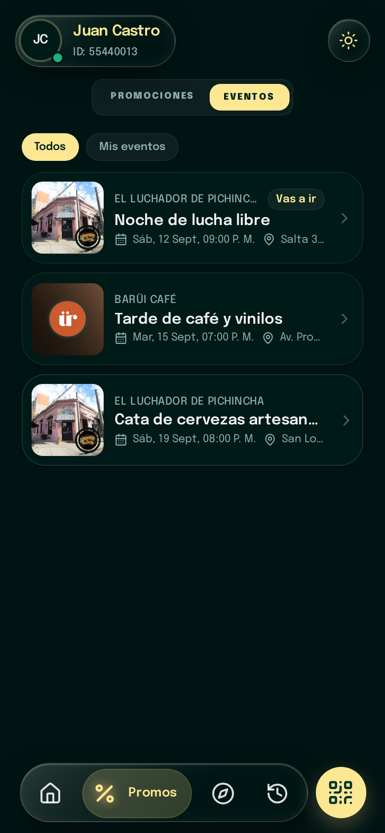 Pantalla de Convertí clientes en comunidad en la app de Korvo