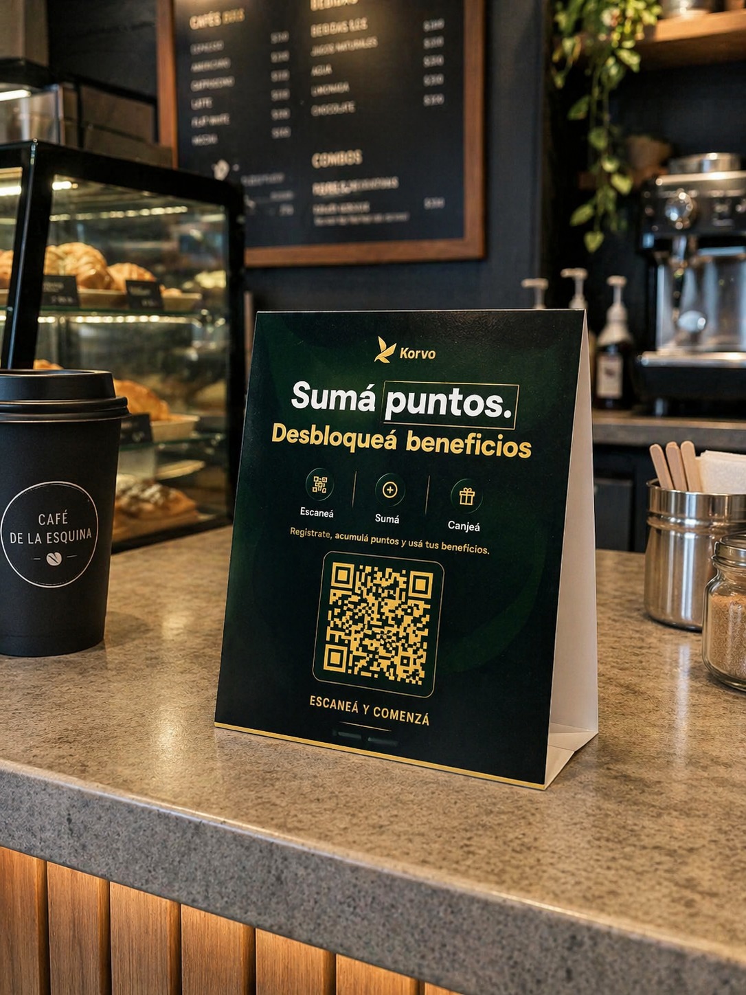 Pancarta Korvo para locales